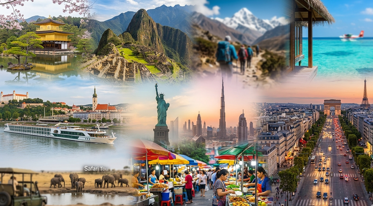 Tổng hợp các điểm đến hấp dẫn cho tour du lịch nước ngoài từ châu Á, châu Âu đến châu Mỹ